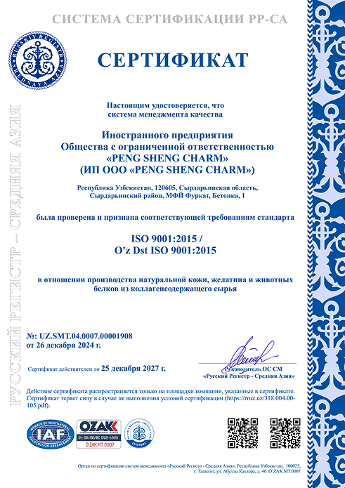 СертификатPENG_SHENG_CHARM_2024_9001_14001_45001_01.pdf - Page 1 of 3